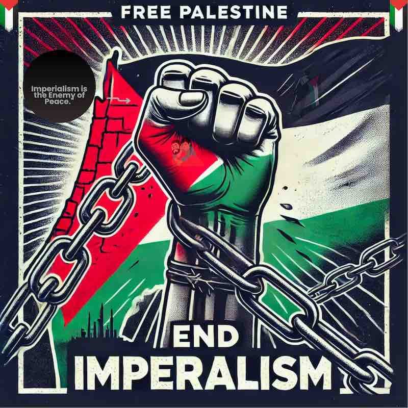 Ilustrasi: Karya Saiful Amri, peserta Free Palestine Network (FPN) International Competition (Design Poster, Caricature & Short Video)